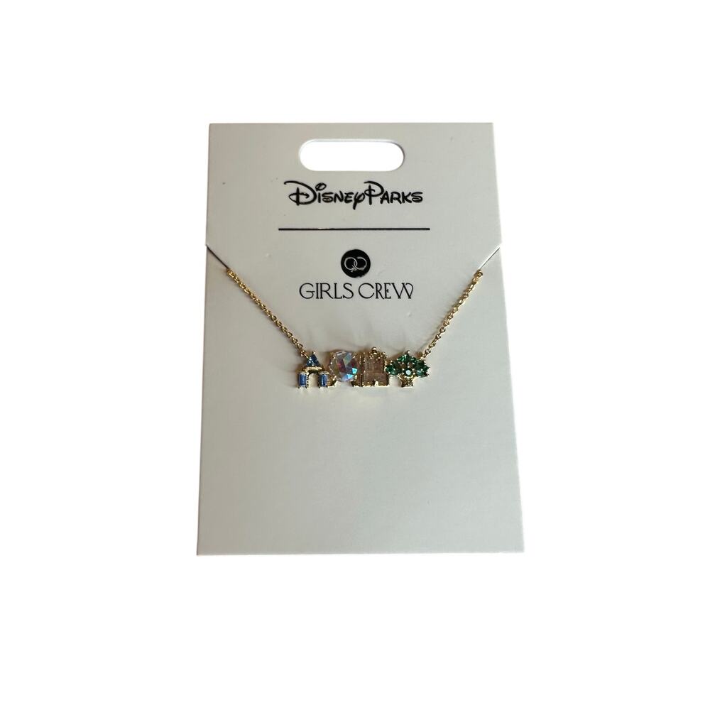 Disney Parks Girls Crew 4 Park Necklace
